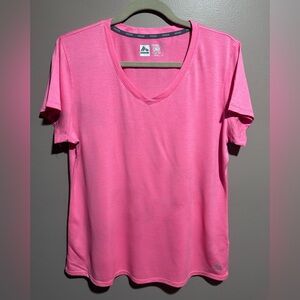 RBX Women's Pink Short Sleeve V-Neck Tee XL